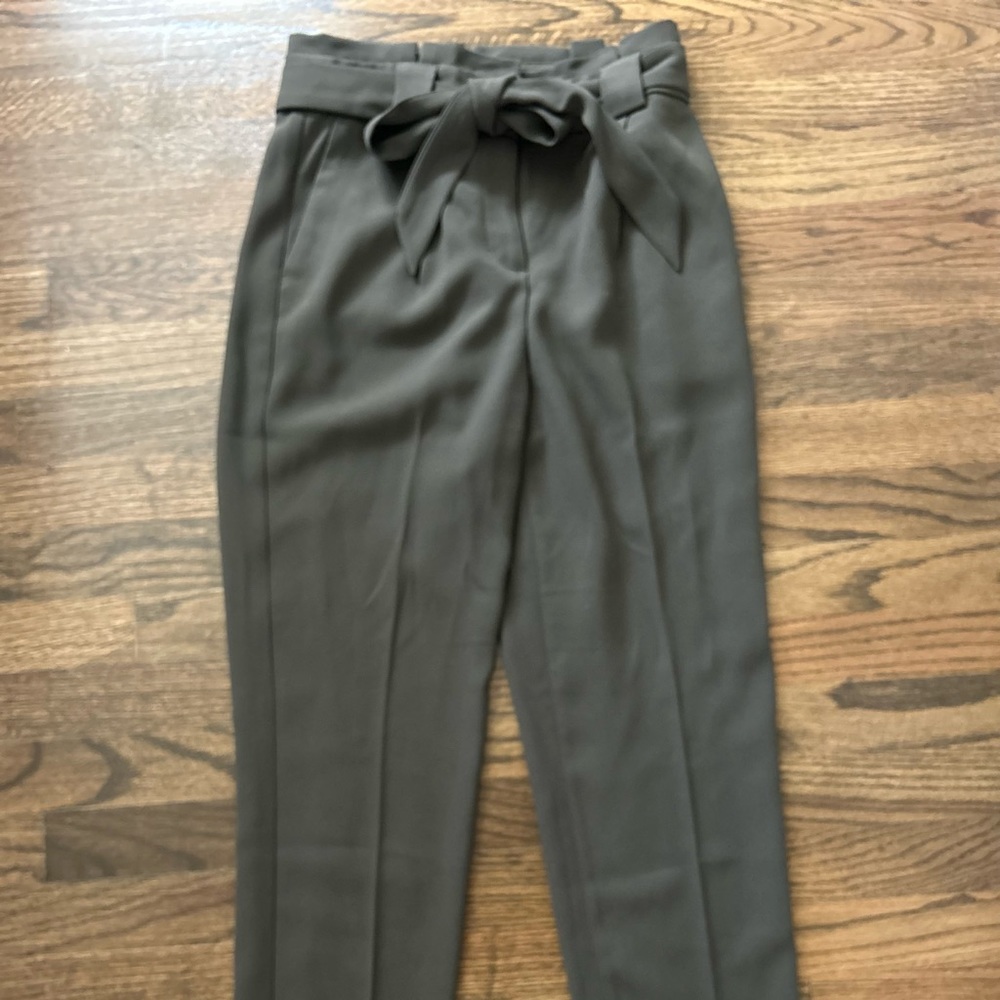 Express High Waisted Paperbag Ankle Pant